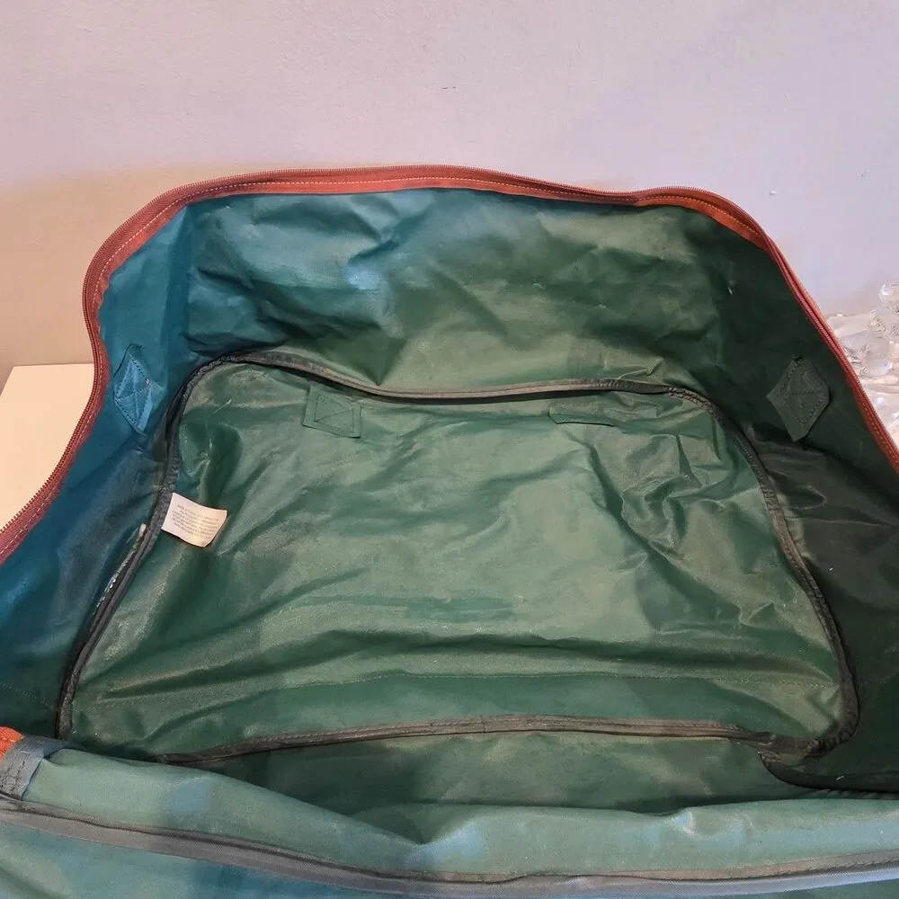 Vintage Polo Ralph Lauren Canvas Duffle Weekender Travel Bag Quiet Luxury